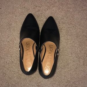 Ankle Low Cut Bootie Heels